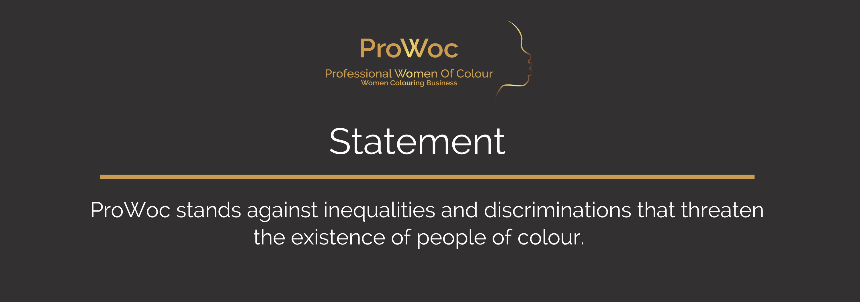 ProWoc Statement against inequalities and discriminations.