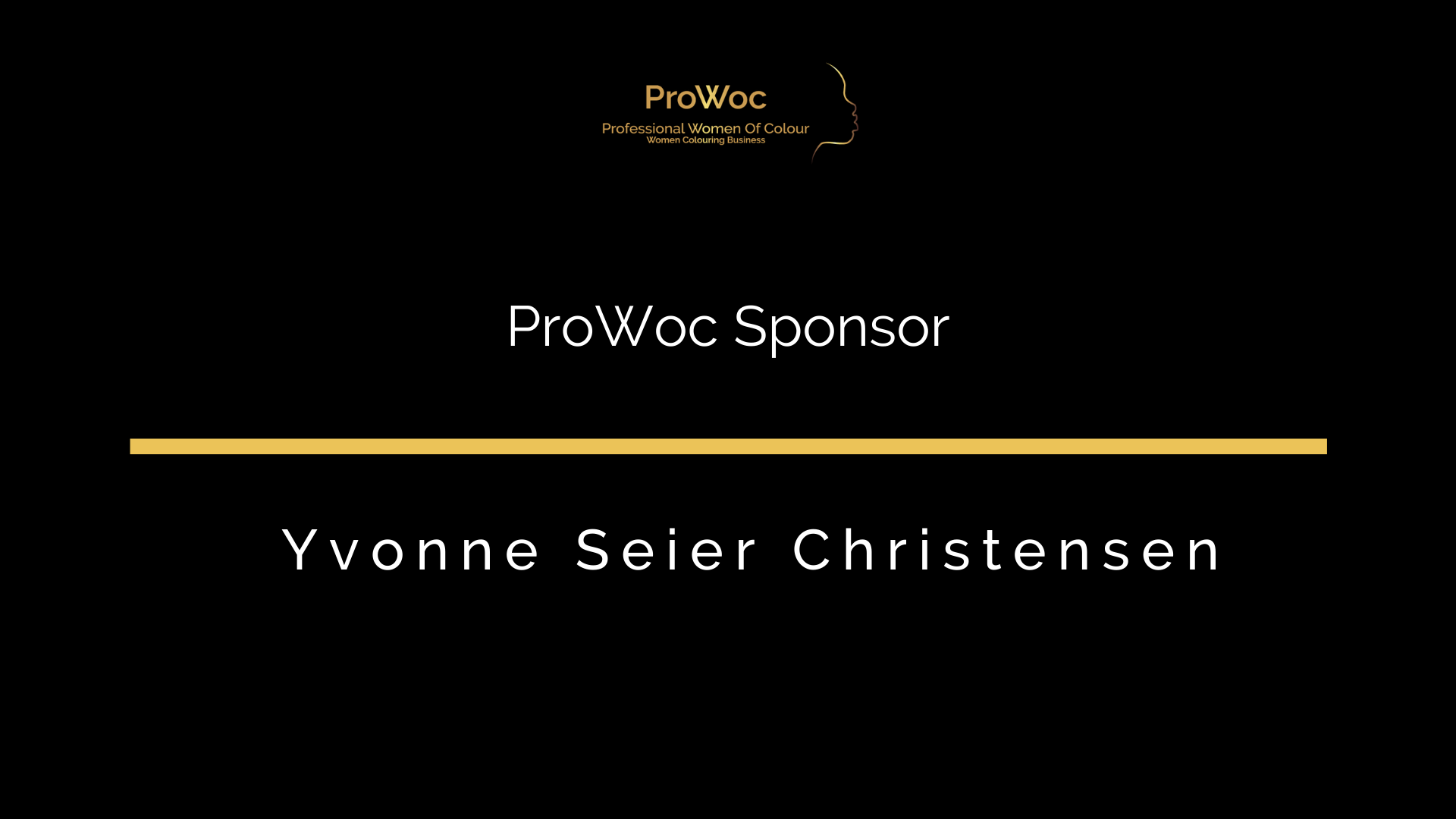 ProWoc Sponsor Yvonne Seier Christensen