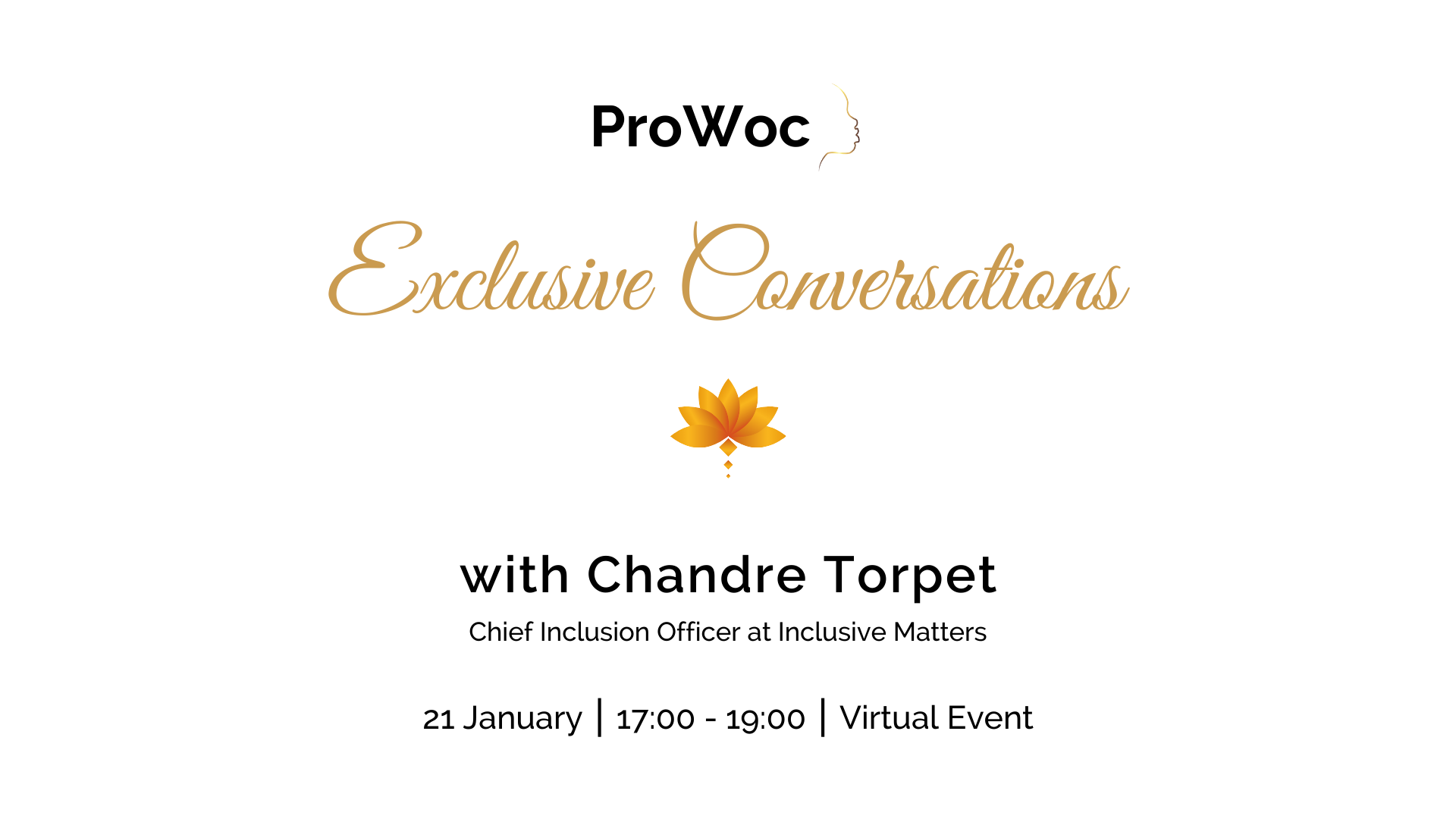 ProWoc Exclusive Conversations-Chandre Torpet