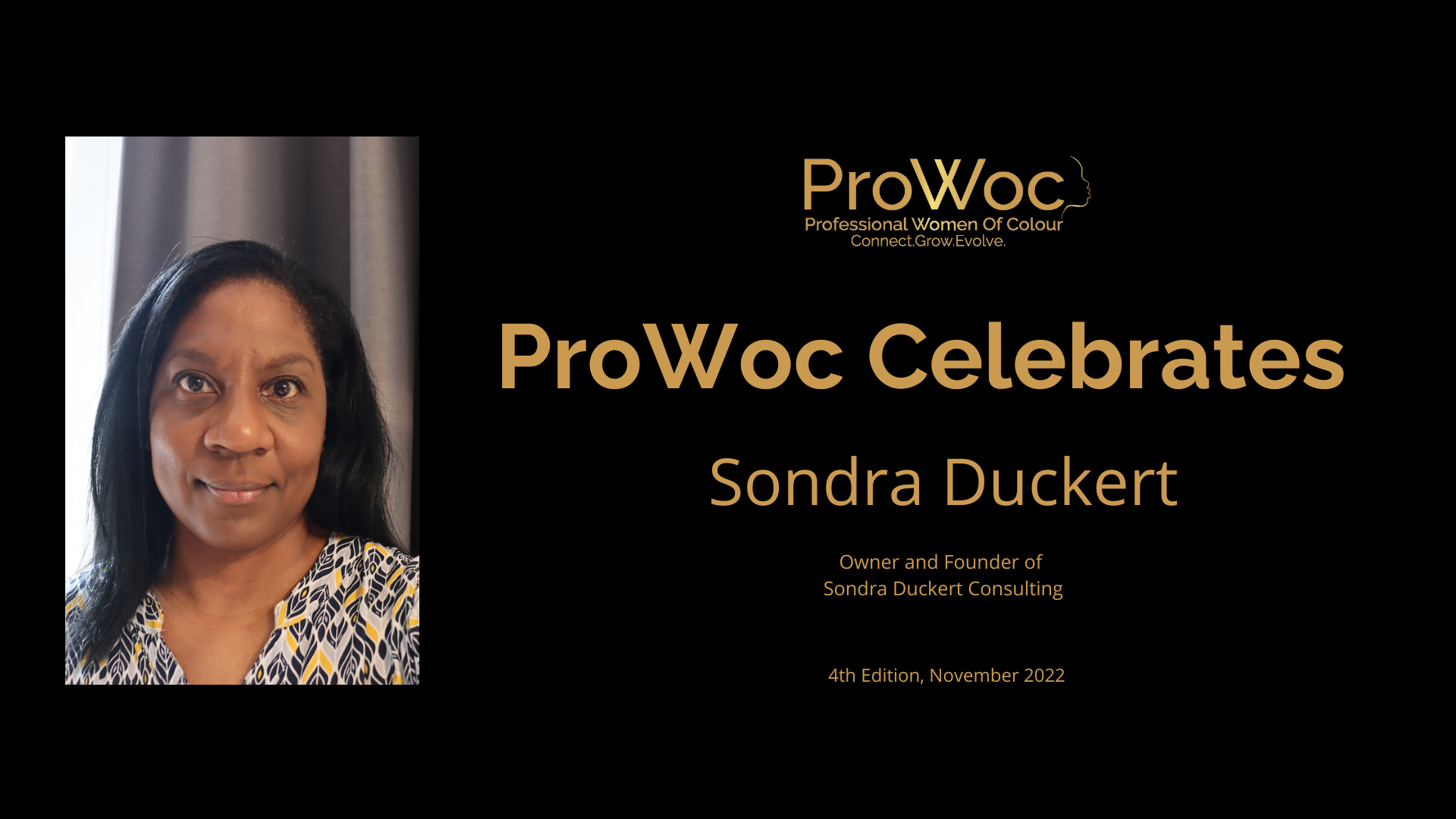 ProWoc Celebrates - November - Sondra Duckert