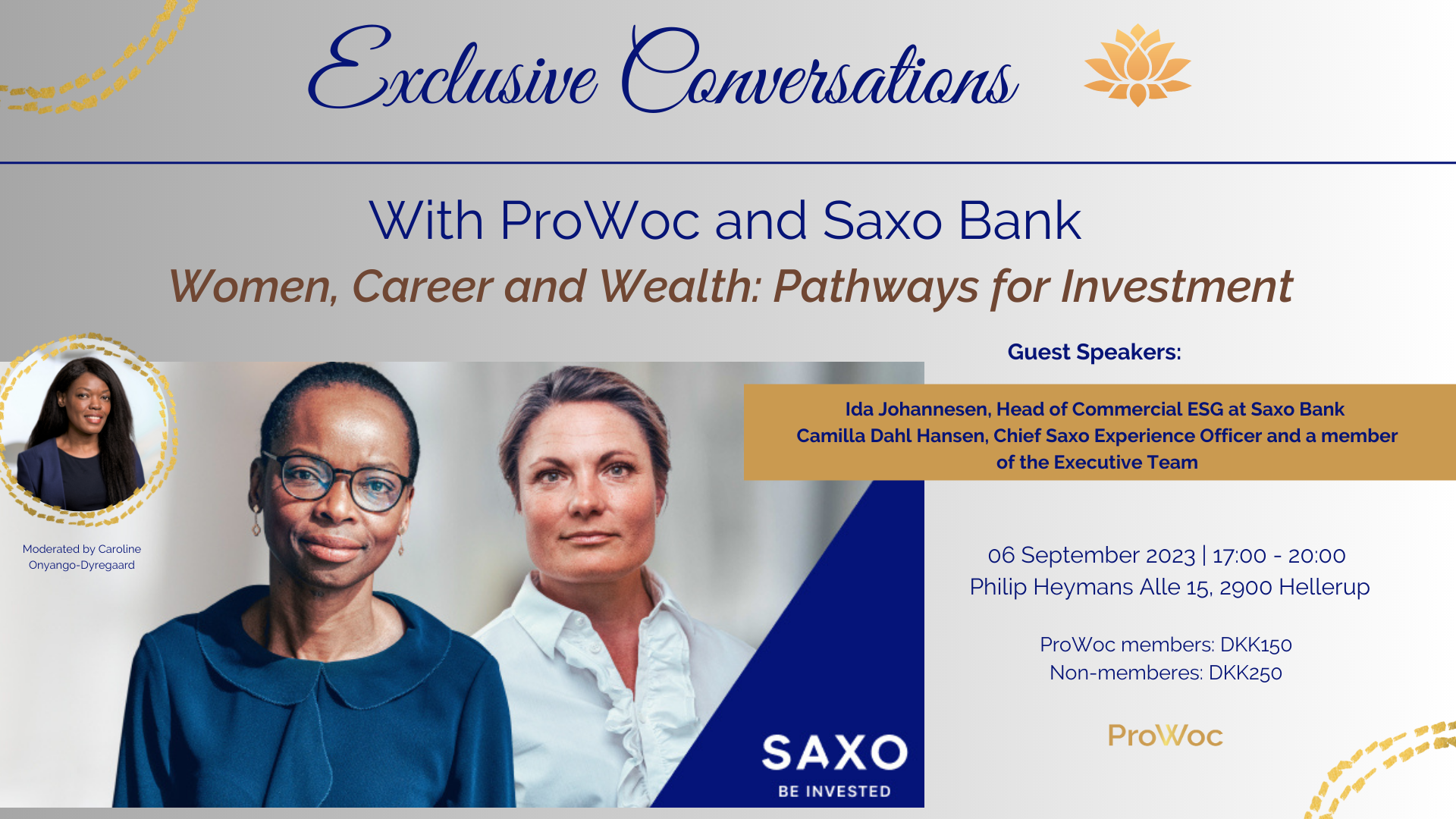 Exclusive Conversations Sept 2023 - Events