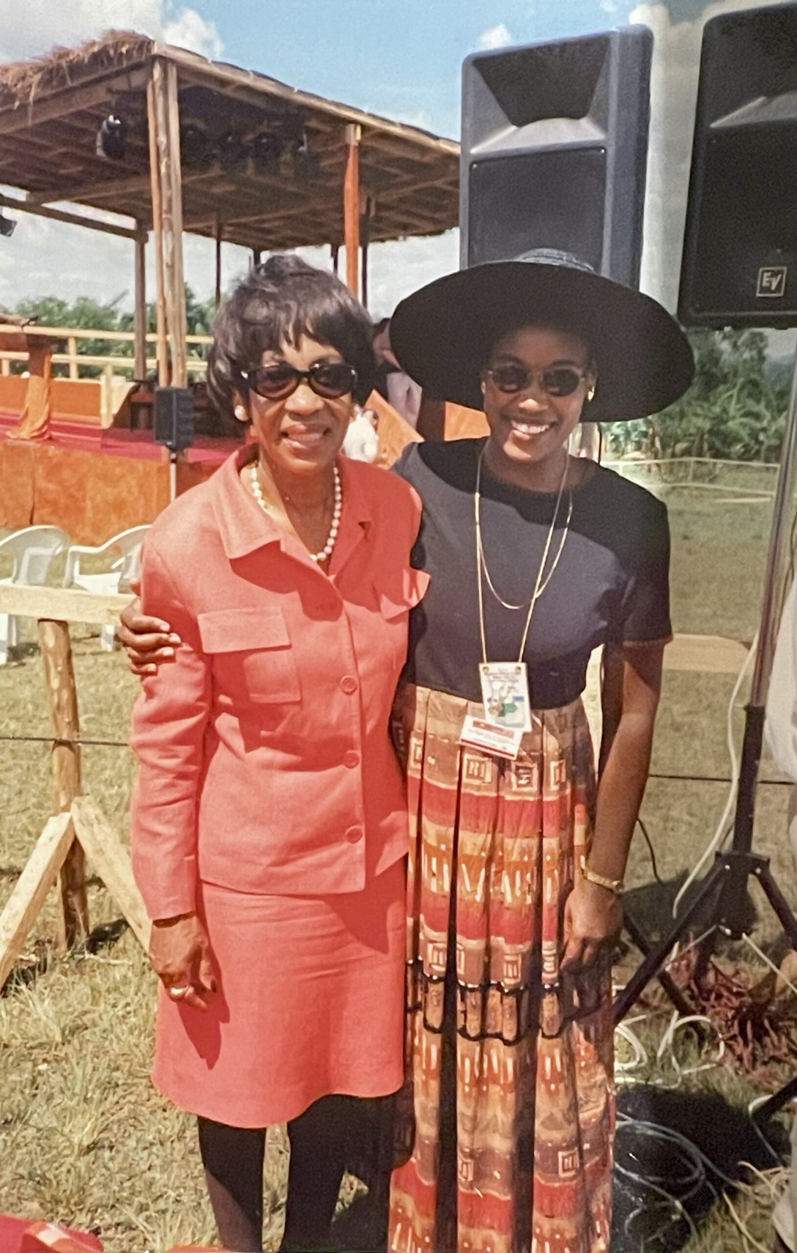 with Maxine Waters US House Rep