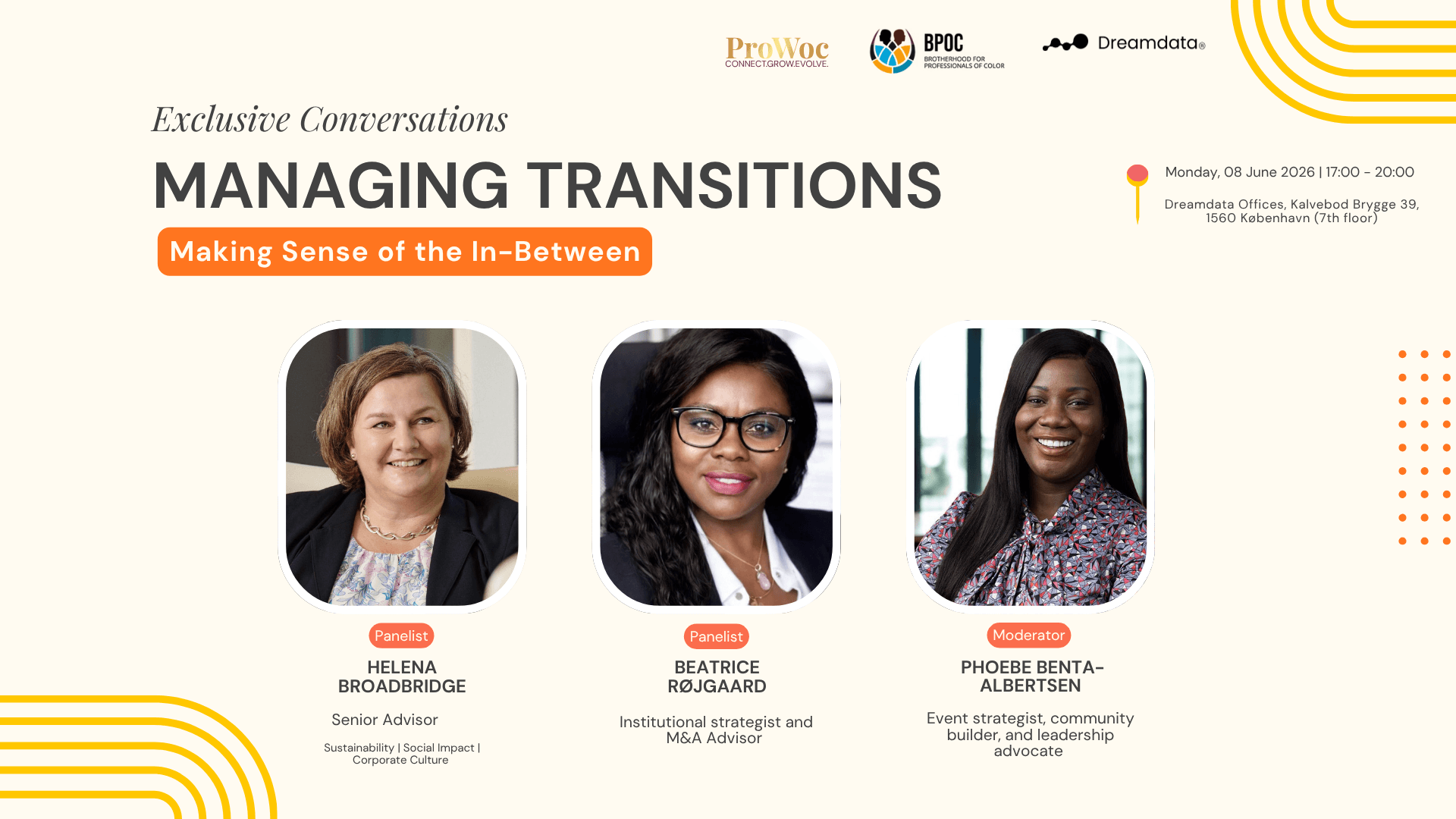 Managing Transitions - event